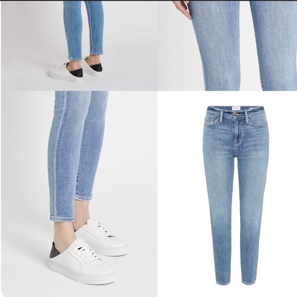 Frame Denim Denim - Frame Denim Le Skinny de Jeanne Crop